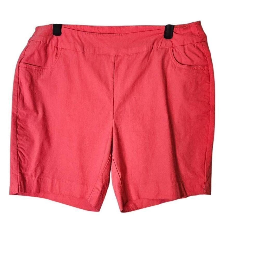 Lu Lu B pull on shorts, coral color. Size 16.